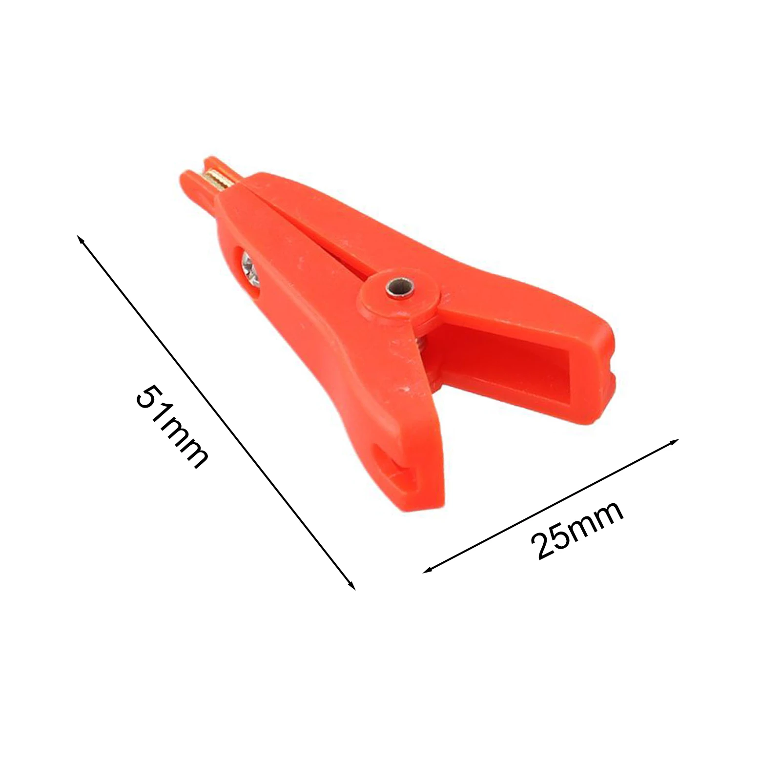 Long Lasting Copper Test Clips Copper Clip Electrical Test Tool Copper Test Clip Gold-Plated Conductivity For Battery Testing