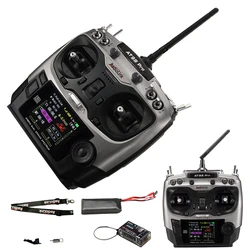 RadioLink AT9S PRO 2.4G 10/12CH  DSSS FHSS Mode2 Transmitter with R9DS Receiver  for RC Model Airplane Drones