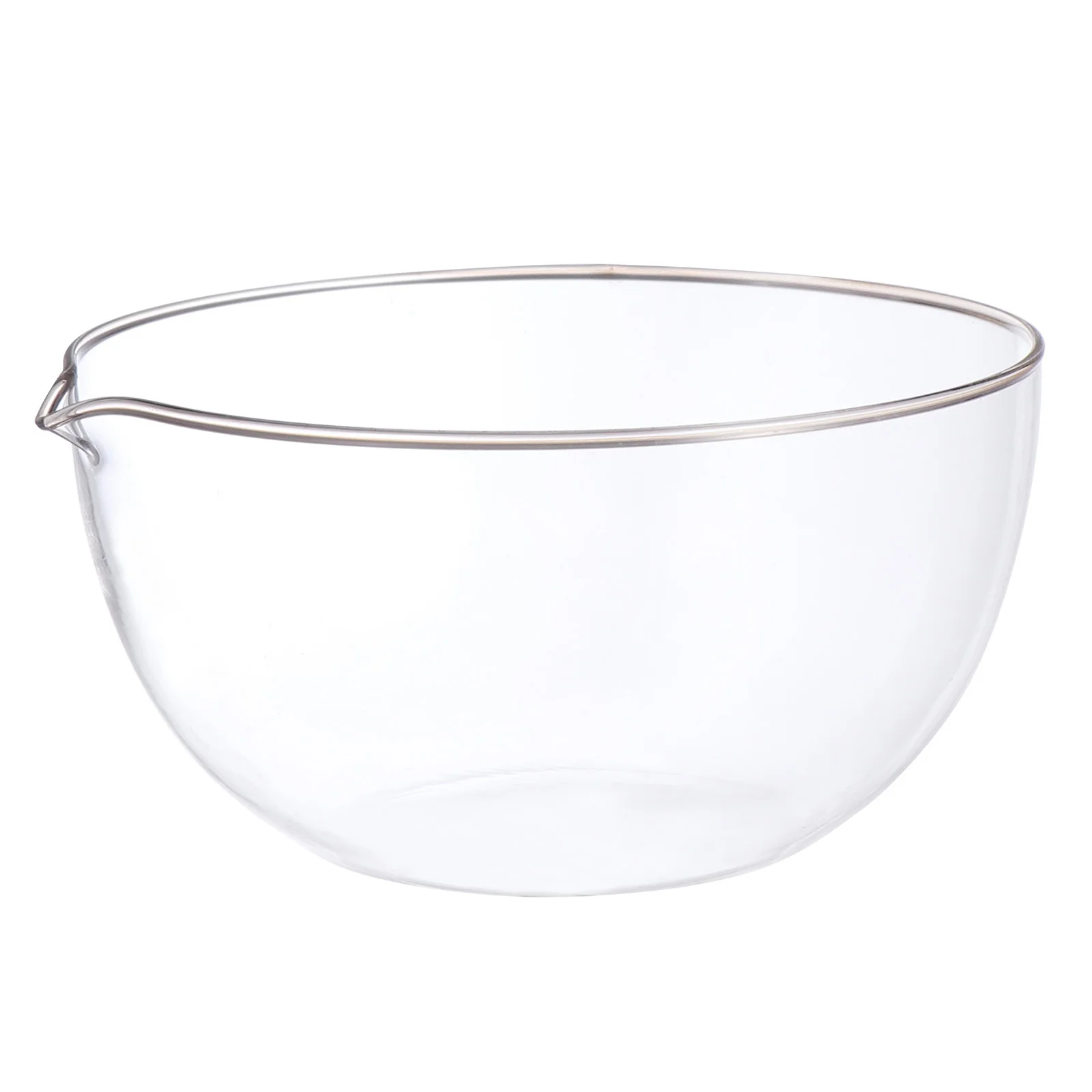 Evaporating Dish Basin with Spout Evaporation Tool Laboratory Glass Bowl Supplies