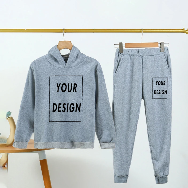 Kinder Mode 2 stücke Pullover Hoodie + Hosen Anzüge 1-8Y Jahre Jungen Mädchen Casual Langarm Sportswear Trainingsanzüge Kinder kleidung – Detail 16