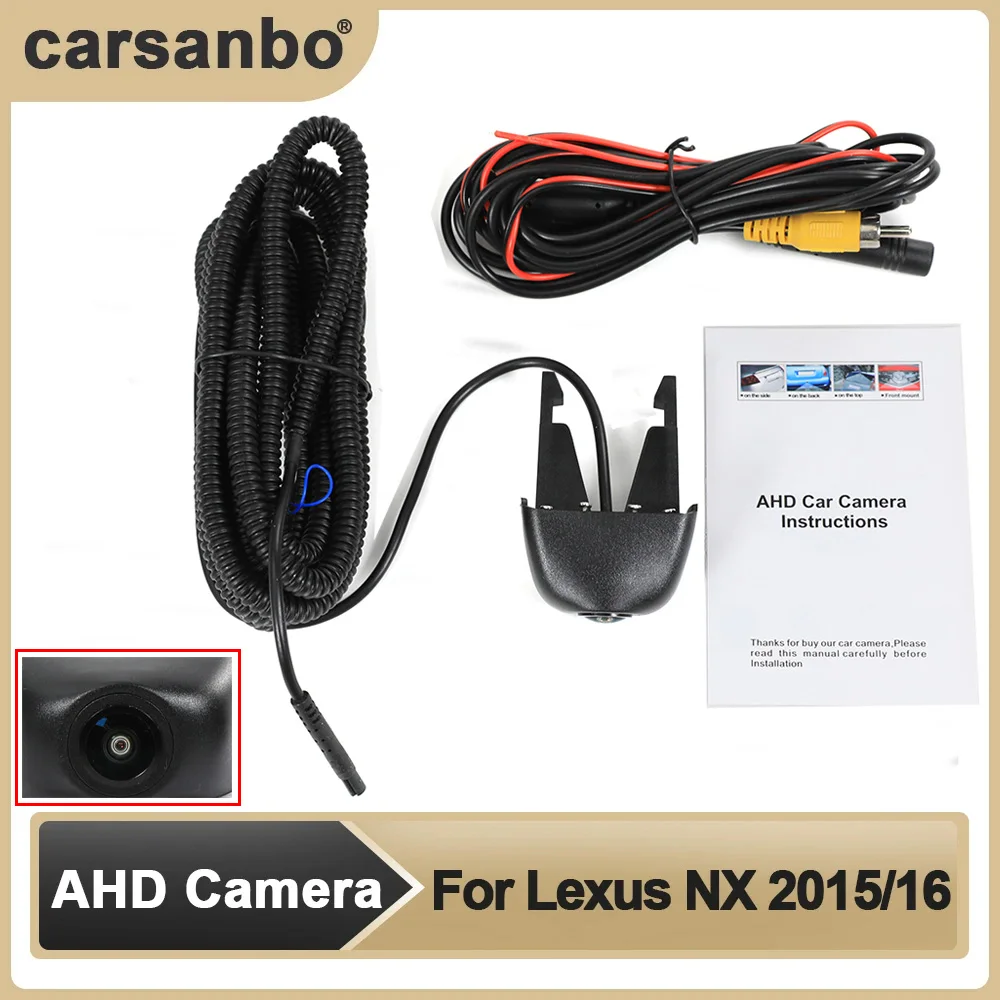 

Carsanbo Car Sedan AHD Front View OEM Camera HD Night Vision Fisheye 150 Camera For Lexus NX 2015 2016 Parking Monitoring System