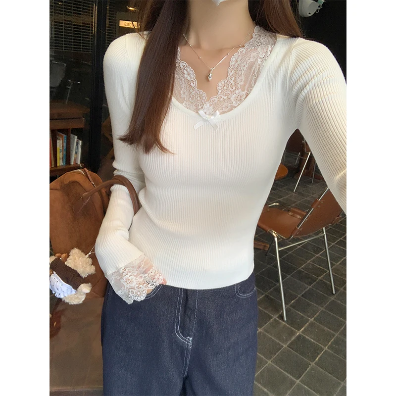 

Women's Autumn Long Sleeve T-Shirt Casual Comfortable Thin Look Girl's Top Korean Style Review Many Clothes