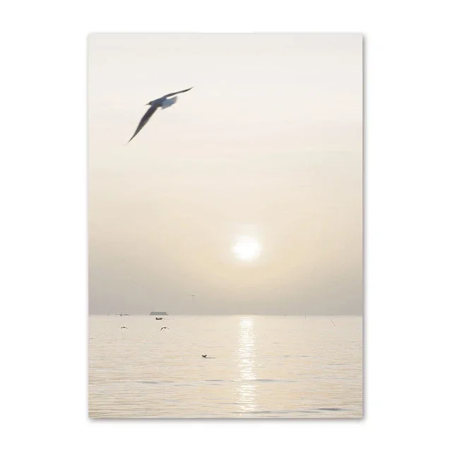 Skandinavische Schlichte Wandkunst Bohemian Reed Beach HD Leinwand Gemälde Poster und Drucke Heim Schlafzimmer Wohnzimmer Dekoration