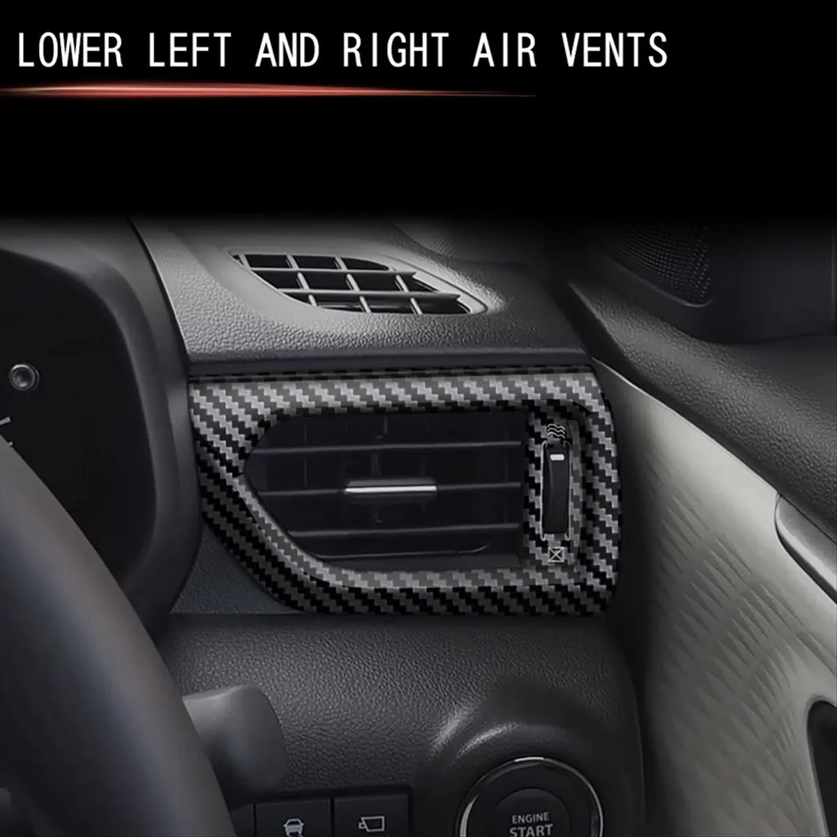 super-sale-car-dashboard-air-conditioning-vents-trim-frame-sticker-interior-accessories-for-suzuki-swift-2024-rhdb
