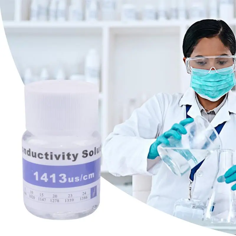 1413 Μs/cm Calibration Solution Standard Conductivity Salt Calibration Liquid For TDS Meter Reusable EC Calibration Fluid