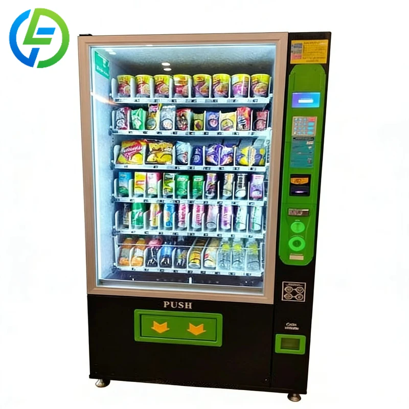 Customized Fully Automated Vending Machine for Snack and Beverages Food and Beverage Vending Machines