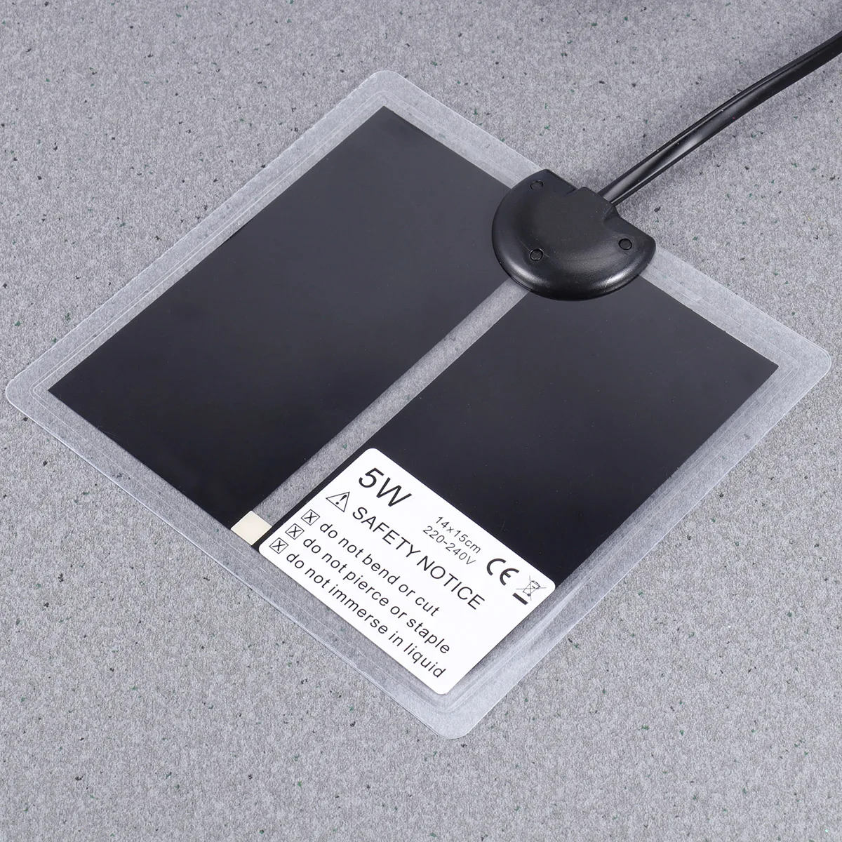 1 pz tappetino riscaldante per animali domestici 5 W tappetino riscaldante per rettili regolabile distribuzione uniforme del calore per tartaruga lucertola serpente rana ragno scorpione