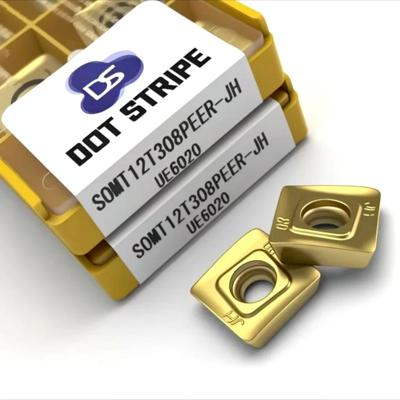 

10 шт. SOMT12T308 PEER-JH VP15 U6020 вставка из сплава карбида вольфрама наружный диаметр режущий инструмент токарный станок с ЧПУ внутренние инструменты