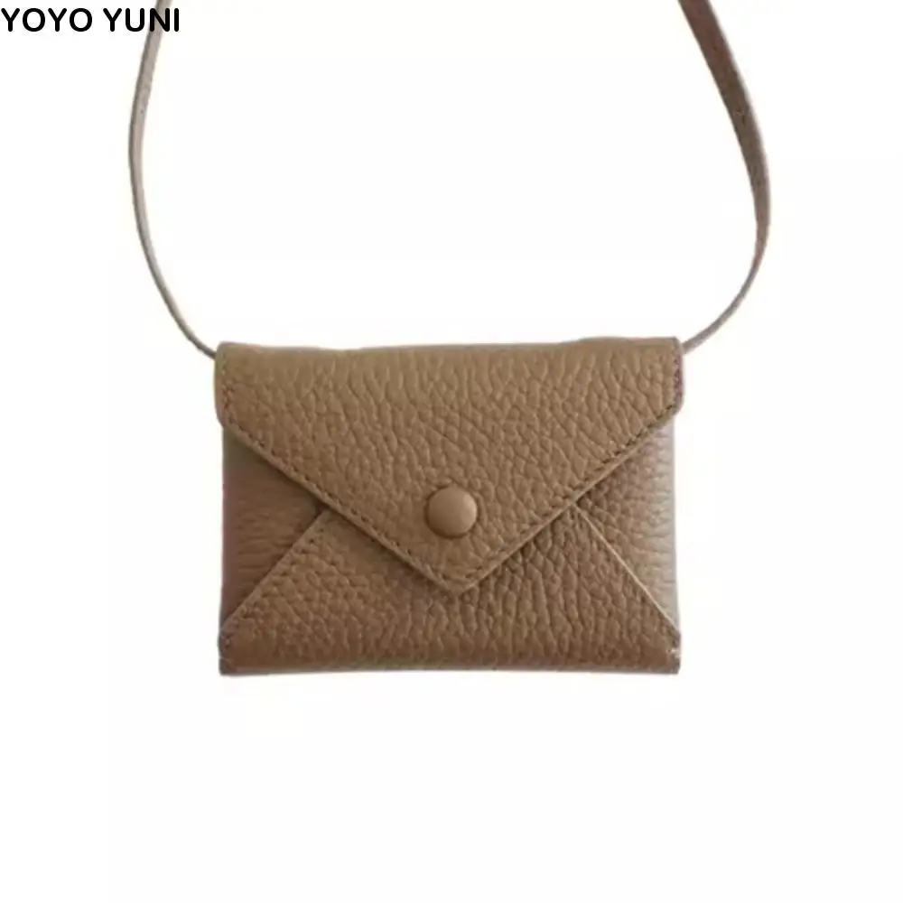 

PU Leather Material PU Leather Shoulder Bag Mini Size Durable Mini Pouch Multifunctional Solid Color Mini Crossbody Bag
