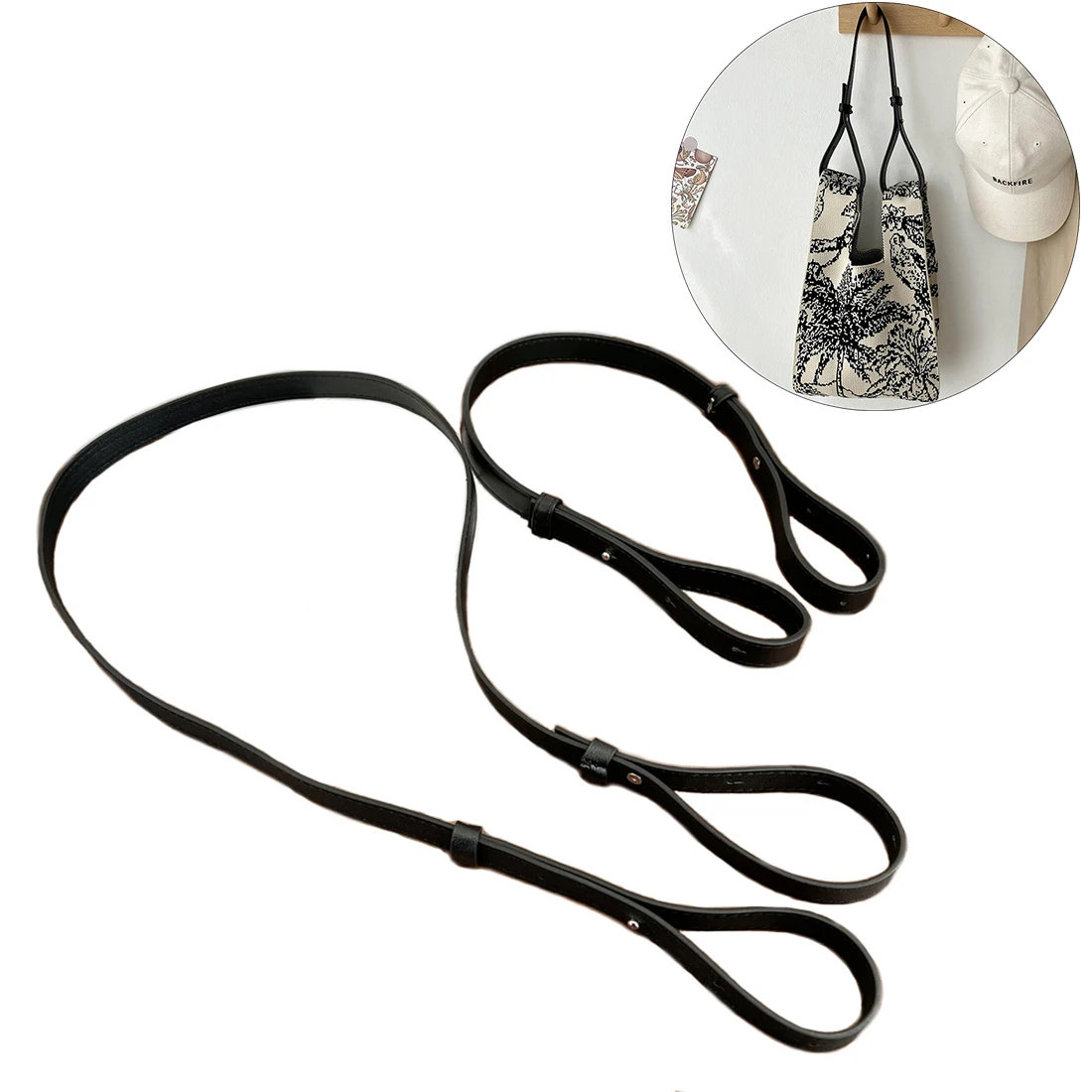 

1pc 95m Bag Strap Handle for Handbag Adjustable PU Leather Strap Shoulder Crossabody Bag DIY Replacement Accessories Parts