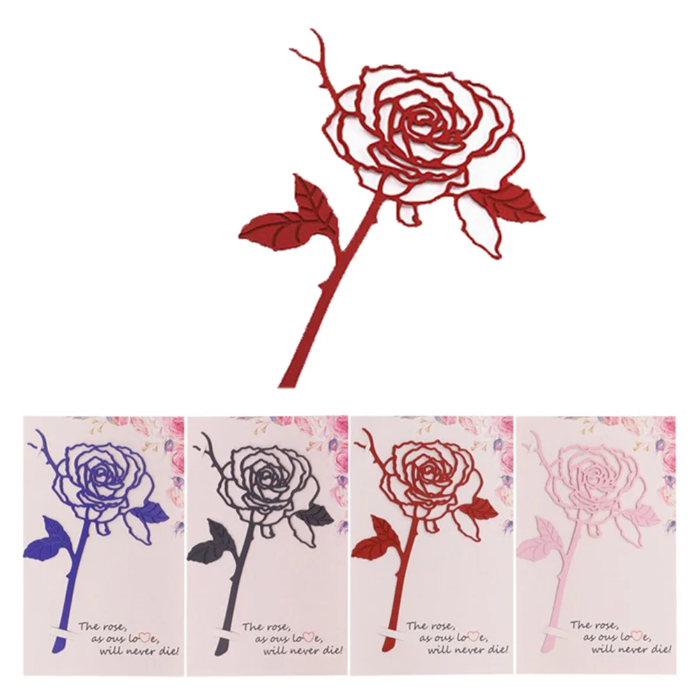 Wytrzymałe metalowe zakładki do książek z motywem róży, miedziane znaczniki do książek, do szkoły, biura, domu, dla czytelników, kreatywny prezent.