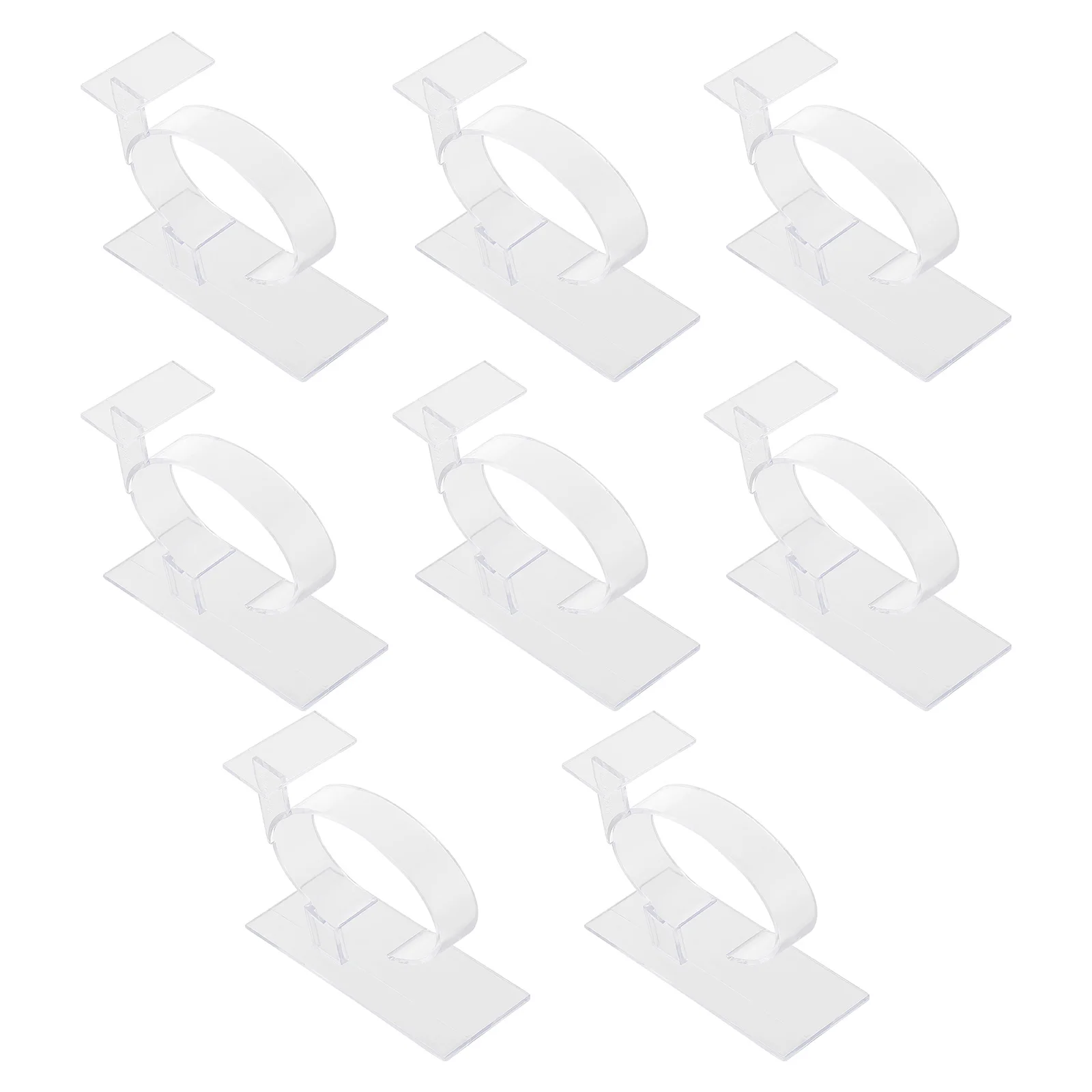 

8 Pcs Watch Holders Racks Plastic s Display for Watches Bracelets Storage Rack Compact Size Lightweight Stable Base