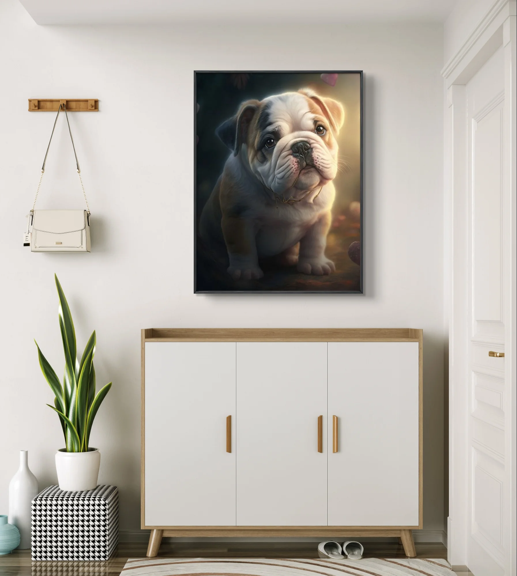 Bulldog 5D Diamond Painting Kit Bulldog inglese fai da te diamante ricamo punto croce bambino regalo a mano animale Home Wall Decor