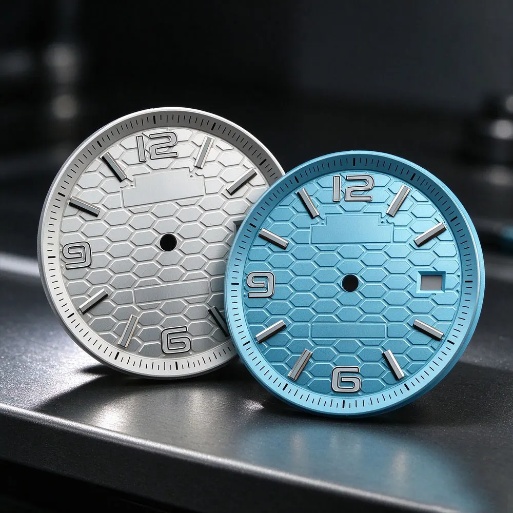 33.8mm No logo NH35 Dial Watch Customizable Logos NH35 NH36 Movement Compatible Watch Accessories