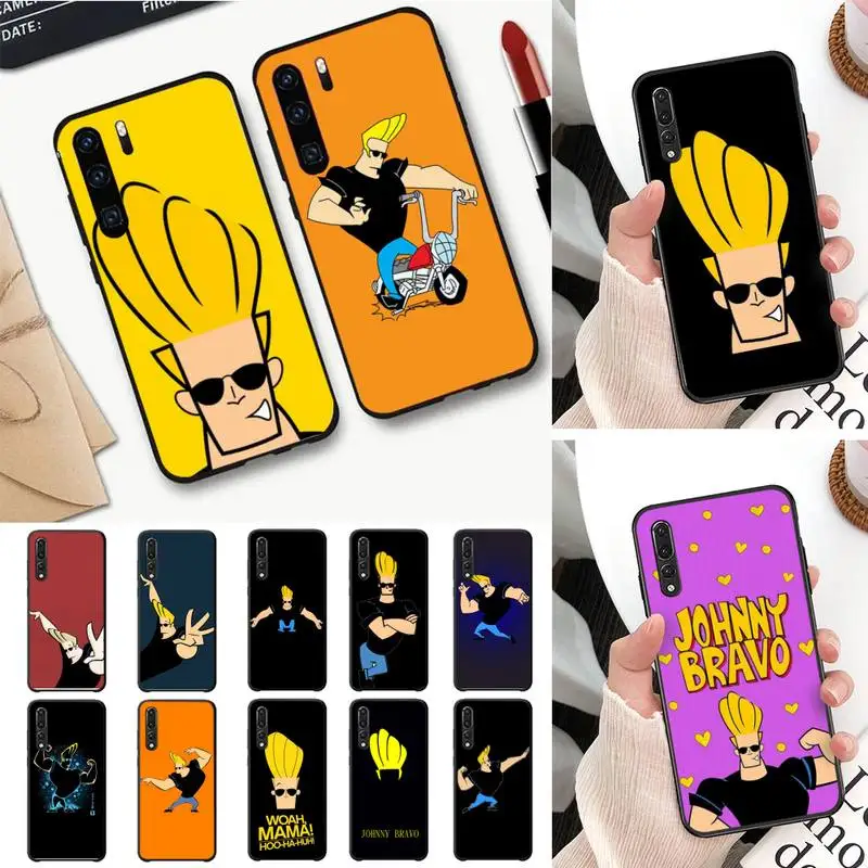 Johnny Bravo Phone Case For Huawei P30 plus P8 lite P9 lite Back Coque for Psmart P20 pro P10 lite