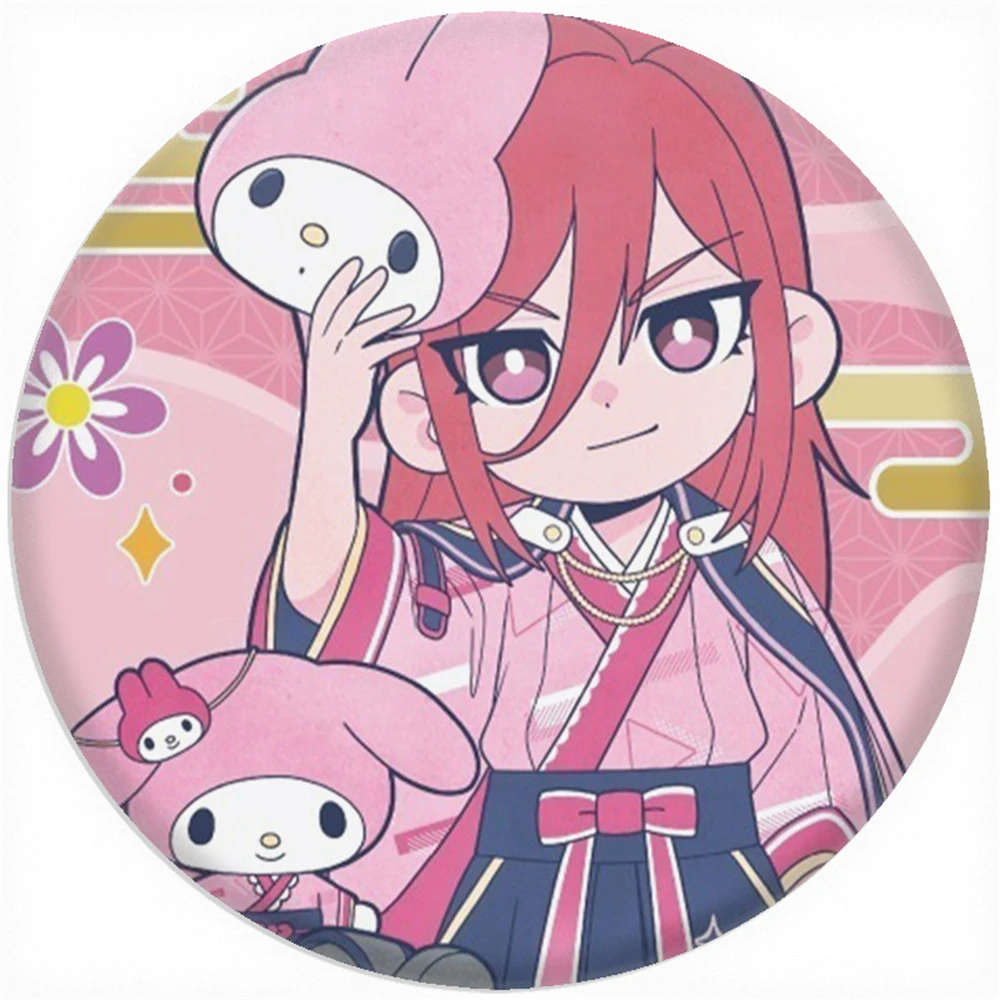 58mm Anime BLUE LOCK  Chigiri Hyoma Shidou Ryuusei Cosplay COSTUME Badge Pin SPTE Tinplate Brooch﻿ Prop Gilf