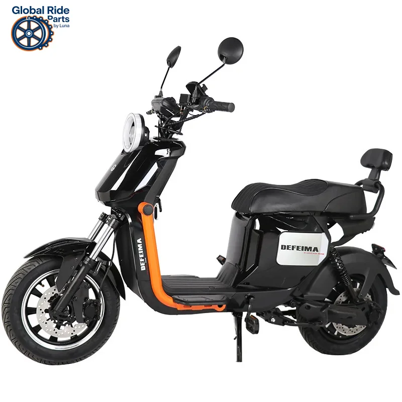 

Электрический мотоцикл 1500 Вт, 72 В для взрослых, 65 км/ч, высокоскоростной диапазон 60–120 км, сертификат EEC, пригородный скутер с литиевой батареей