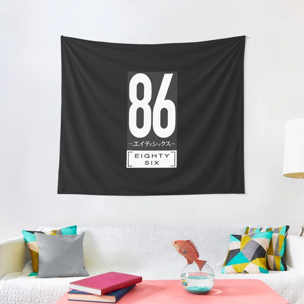 

86 EIGHTY SIX logo Tapestry House Decor Wall Hanging Room Decorations Tapestry