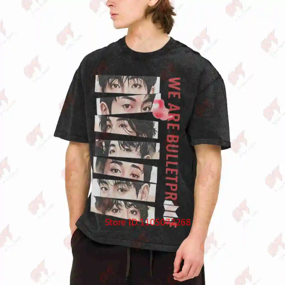 2026 Kpop Comeback Concert Artist Band Vintage Washed Tee Pure Cotton T-Shirt