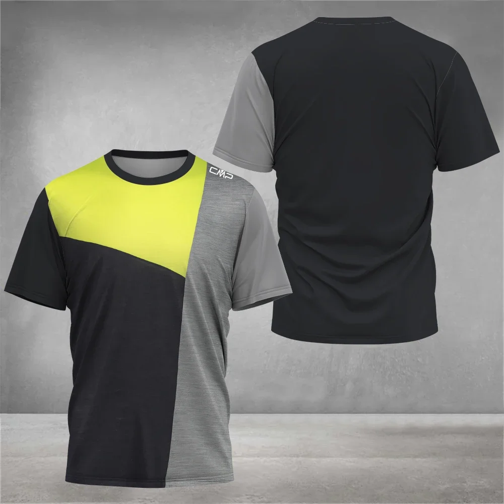 Casual Loose Men\'s Round Neck Short Sleeve Boutique Quick-Drying Outdoor Tennis T-Shirt Summer Simple Male Streetwear T Shirts