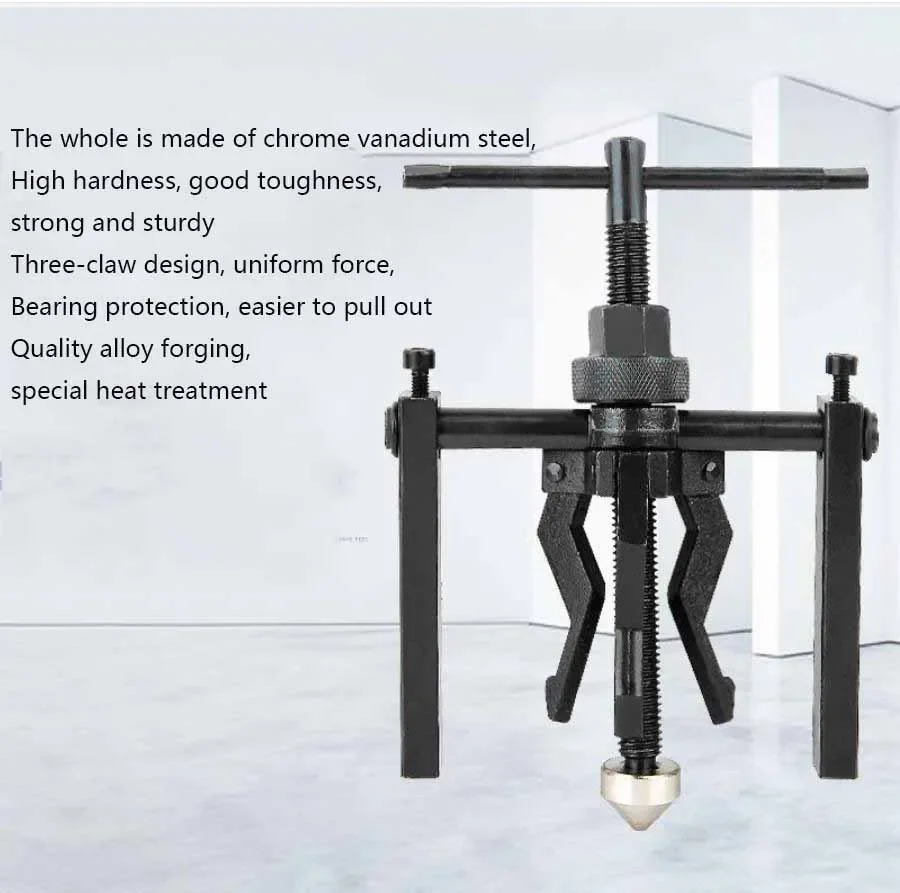 

Съемник внутреннего подшипника автомобиля, 3-кулачковый экстрактор, комплект автомобильных машин, устройство для разделения подшипников, инструмент для ремонта автомобильного роликового экстрактора