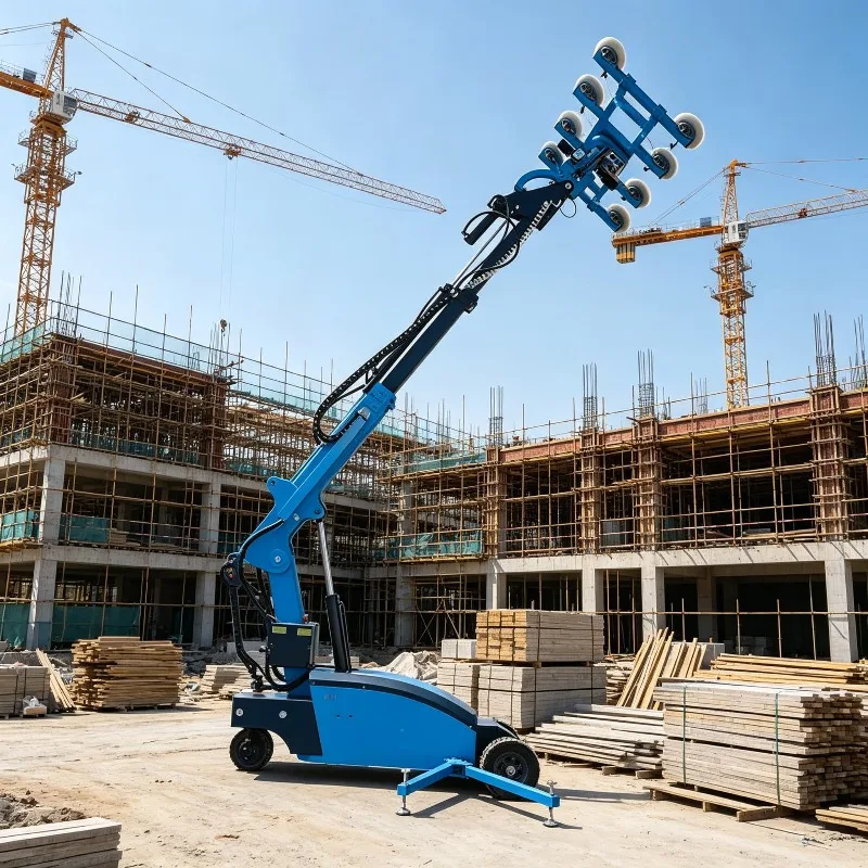 Professional Electric Glass Robot Customized 300-800kg Vacuum Installation Lifter for Door Window Building Projects