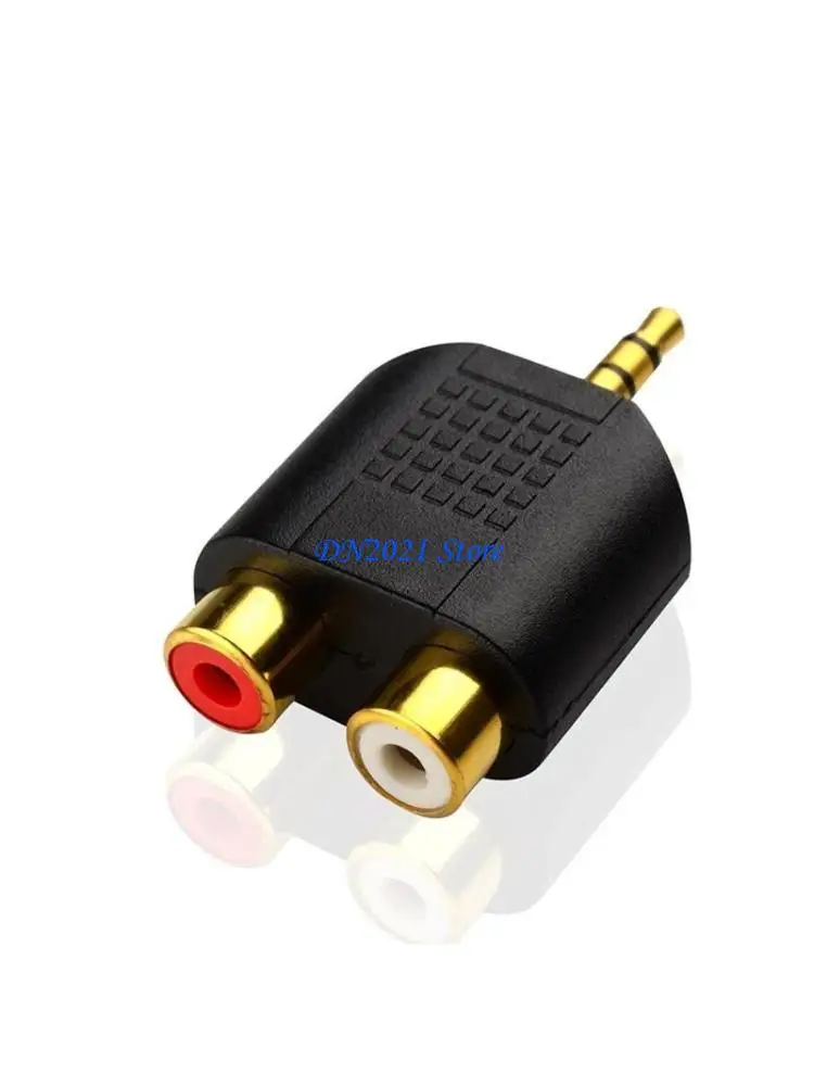 

F3KE 3,5 мм до двойного RCA 3,5 мм стерео -мастер -мужской и двойной RCA Женский адаптер аудио