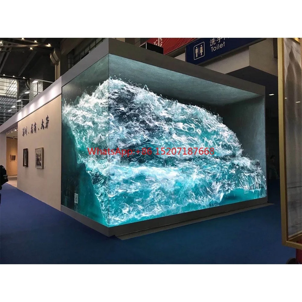 

500 X 500mm GOB Indoor Fair Trade Show P1.9 P2.6 Led Display Screen Cabinets Front Access Corner Video Wall for Exhibition