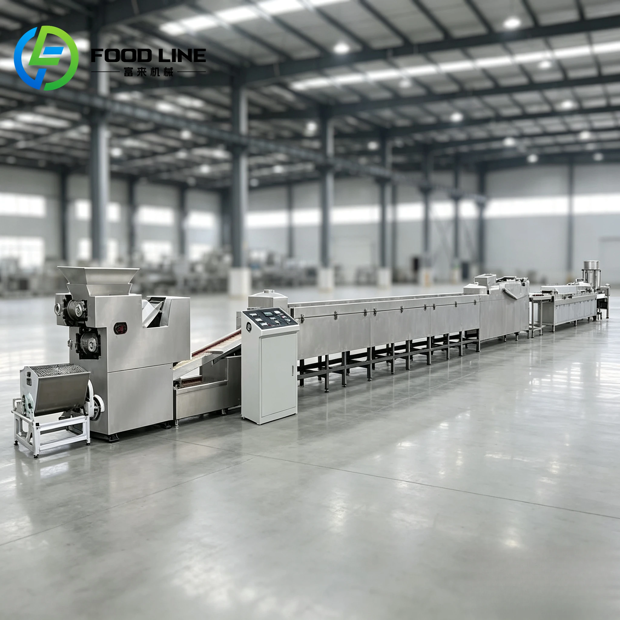 Low Vibration Non Fried Instant Noodles Production Line Large Bowl Instant Noodles Food Processing Equipment