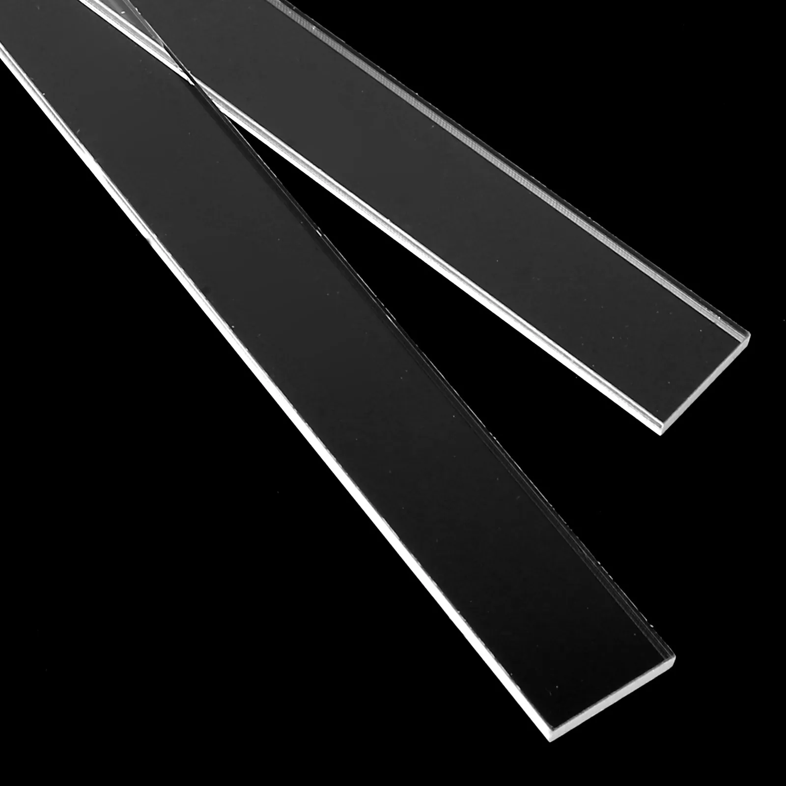 2Pcs Acrylic Cookie Thickness Balance Ruler DIY Fondant Baking Tool Pastry Dough Thickness Smoother Biscuit Making Ruler