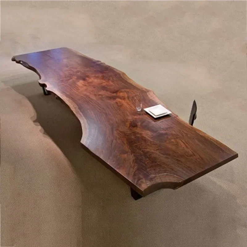Large Solid Wood Coffee Table American Simple Modern Living Room Kung Fu Tea Table and Chair Combination Drinking Tea Set
