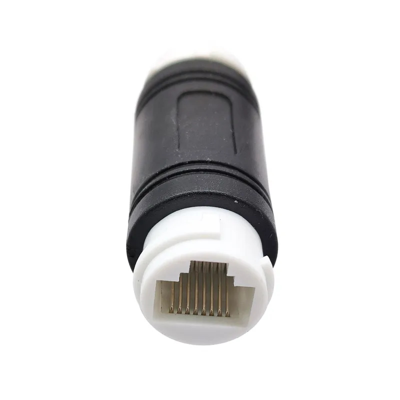 10Pcs RJ45 Docking Connector Ethernet Network Straight-through Waterproof IP67 Header Outdoor Broadband Network Cable Extender