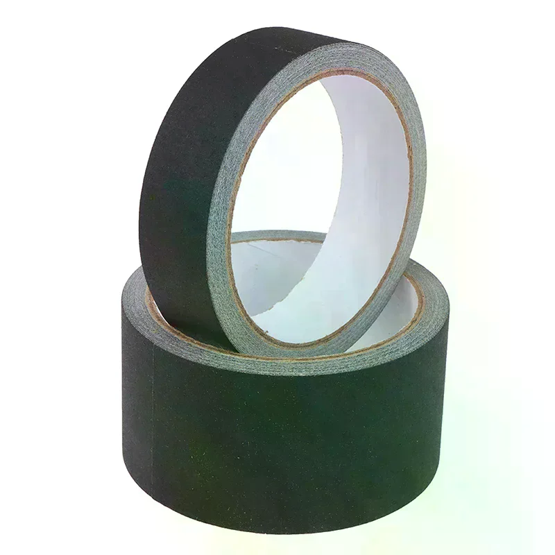 Black Gaffer Tape No Residue Non-reflective Easy Tear Book Repair Tape Matte High Quality Durable Design