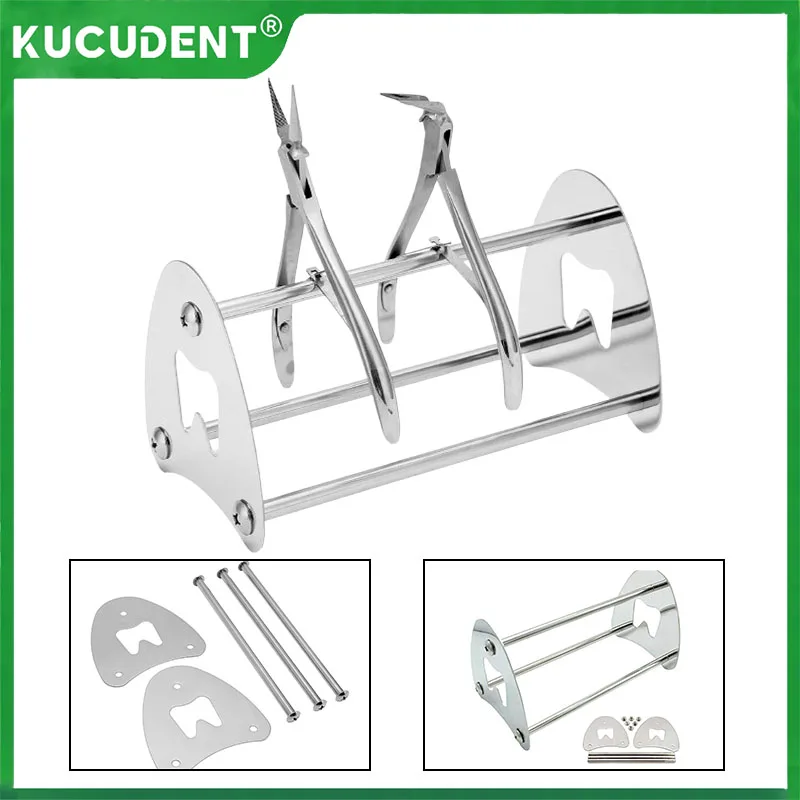 

Stainless Steel Dental Pliers Forceps Stand Holder Orthodontic Plier Rack Display Scissors Placement Storage Dentist Clinic Tool