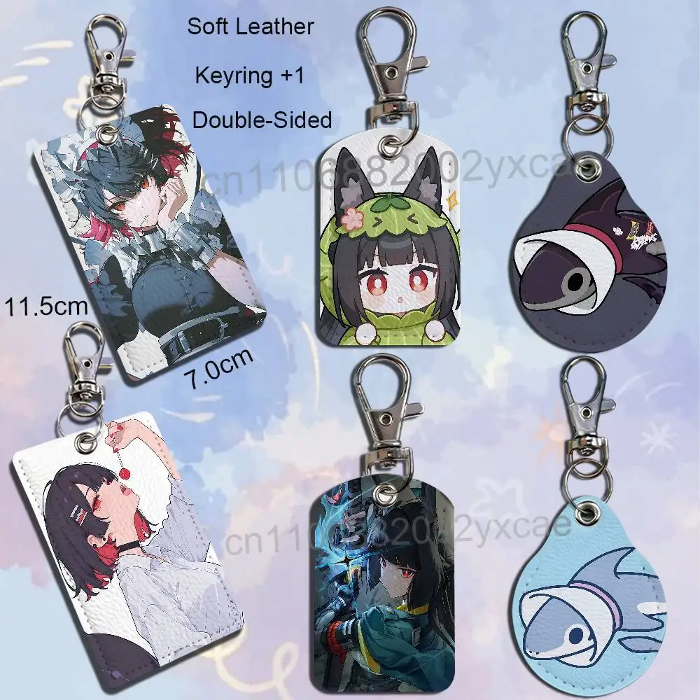 Halloween Bash Ellen Joe ZZZ Miyabi Cartoon Singer Anime Card Keychain Fashion Pendant Bag ID Door Card Holder Bus Card Cute