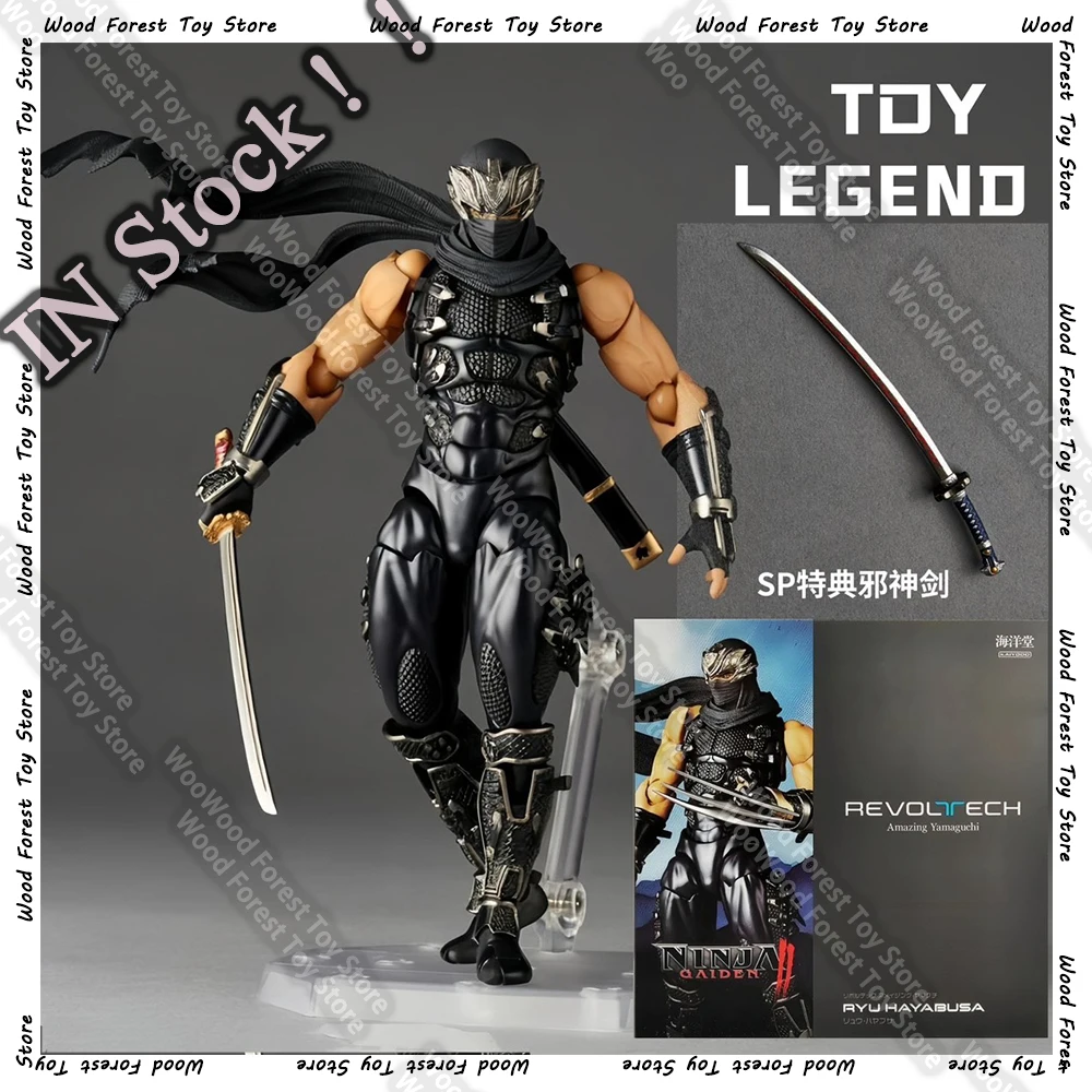 

In Stock KAIYODO Revoltech 1/12 Amazing Yamaguchi Ryu Hayabusa Ninja Gaiden Action Figures Collection KO Model Custom Toys Gift
