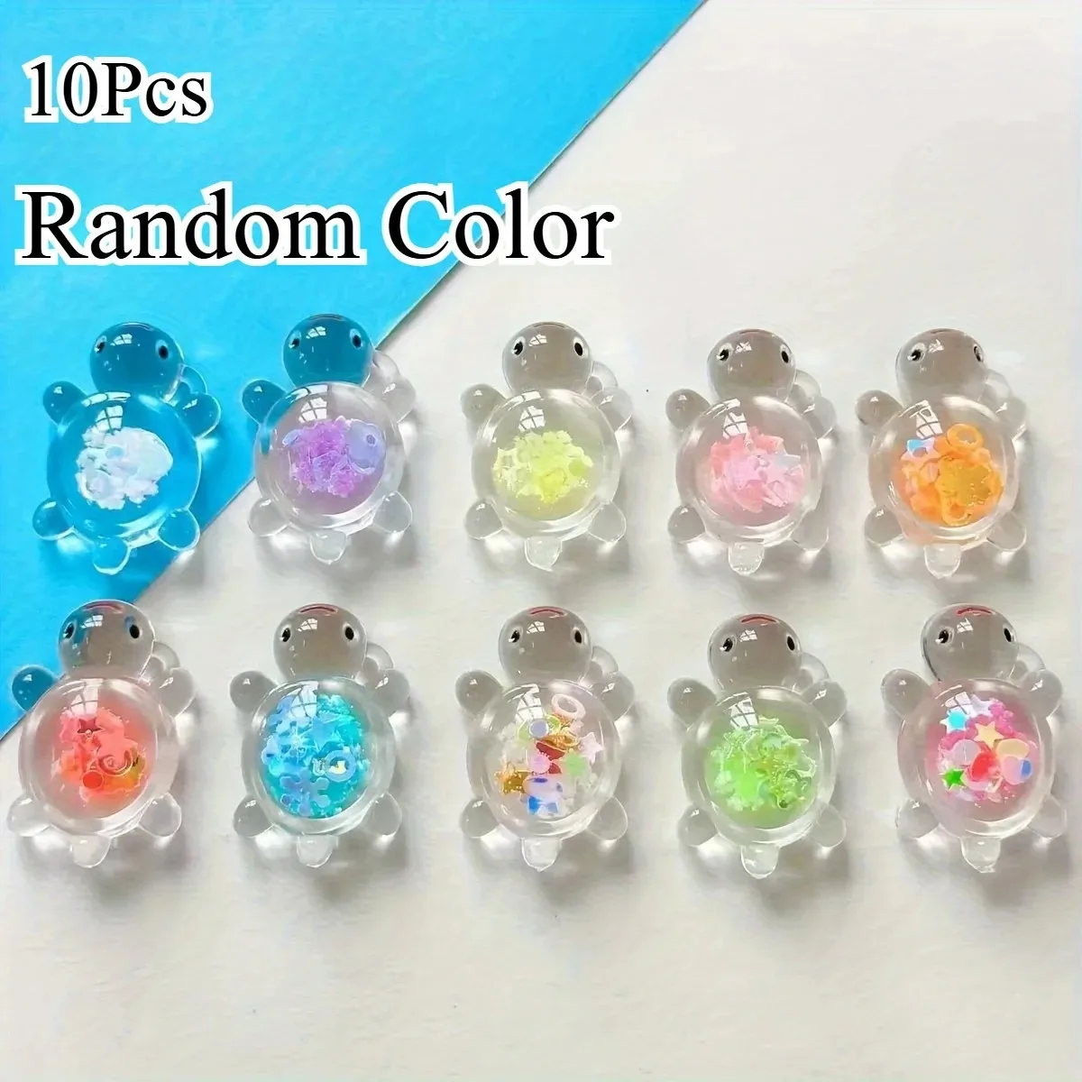 10 قطعة يتوهج في الظلام الراتنج السلاحف التماثيل نابضة بالحياة الملونة السلاحف ديكور مصغرة الحلي للداخلية في الهواء الطلق المنزل والحديقة