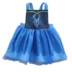 Children's Aprons Baby Painting Overalls Covers Baby Girls Waterproof Eating Bibs Cute Princess Design Kids Colorful Bibs Aprons