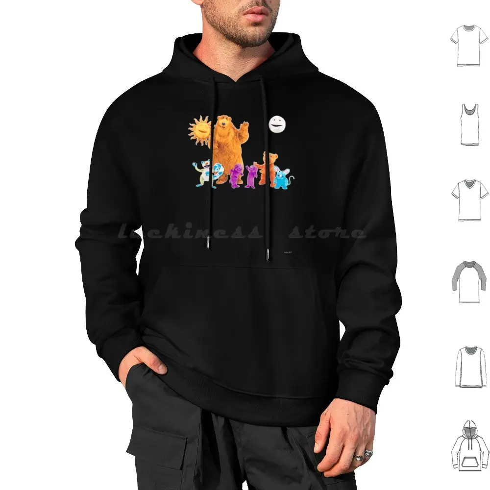 Bear In The Big Blue House Hoodies Long Sleeve Bear In The Big Blue House Bear Nella Grande Blu Bear En La Gran Azul B ?