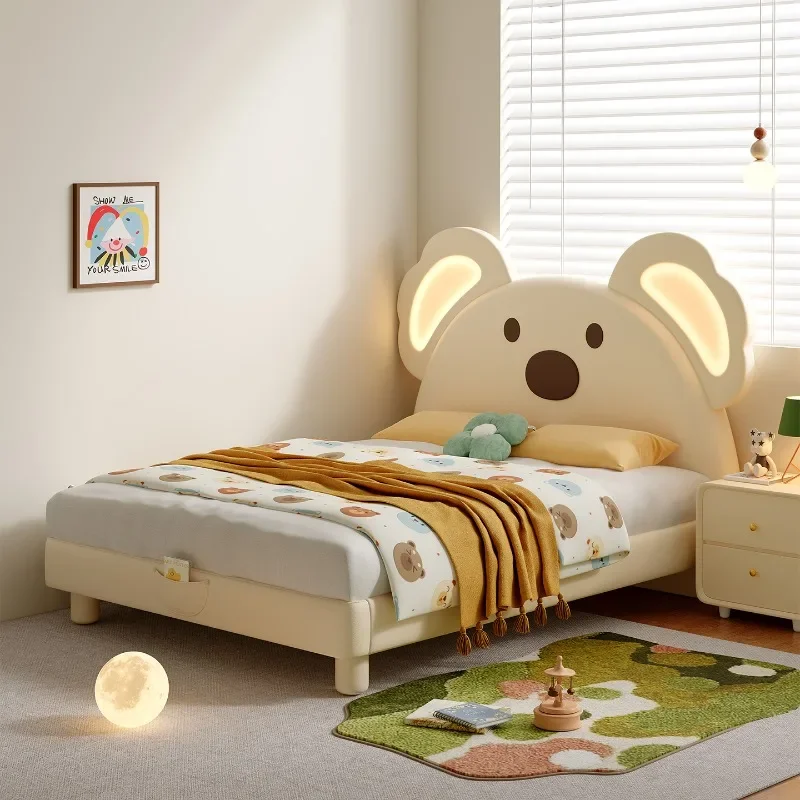 

# *a forWhite Обычные односпальные детские кровати Каркас безопасности Простой дизайн Современная детская кровать Дети Мальчики на заказ Cama Infantil Мебель Hom