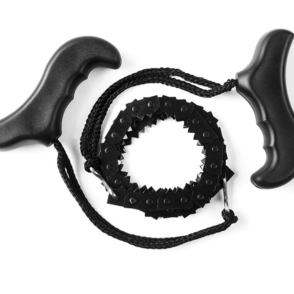 

Portable Chainsaw Compact Lightweight H held Wire Saw Durable Blade For Wood Plastic Metal Outdoor Camping Hiking Logging