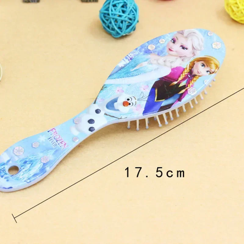 1pcs Disney Frozen Air Cushion Hair Comb Cartoon Anime Figure Mickey Minnie Sofia Elsa AnnaPrincess Massage Comb Girls Gifts