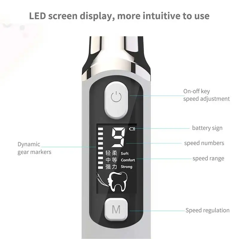 Ultrasonic dente limpeza máquina, removedor de pedra dental elétrico, sucata tártaro, branqueamento dentes