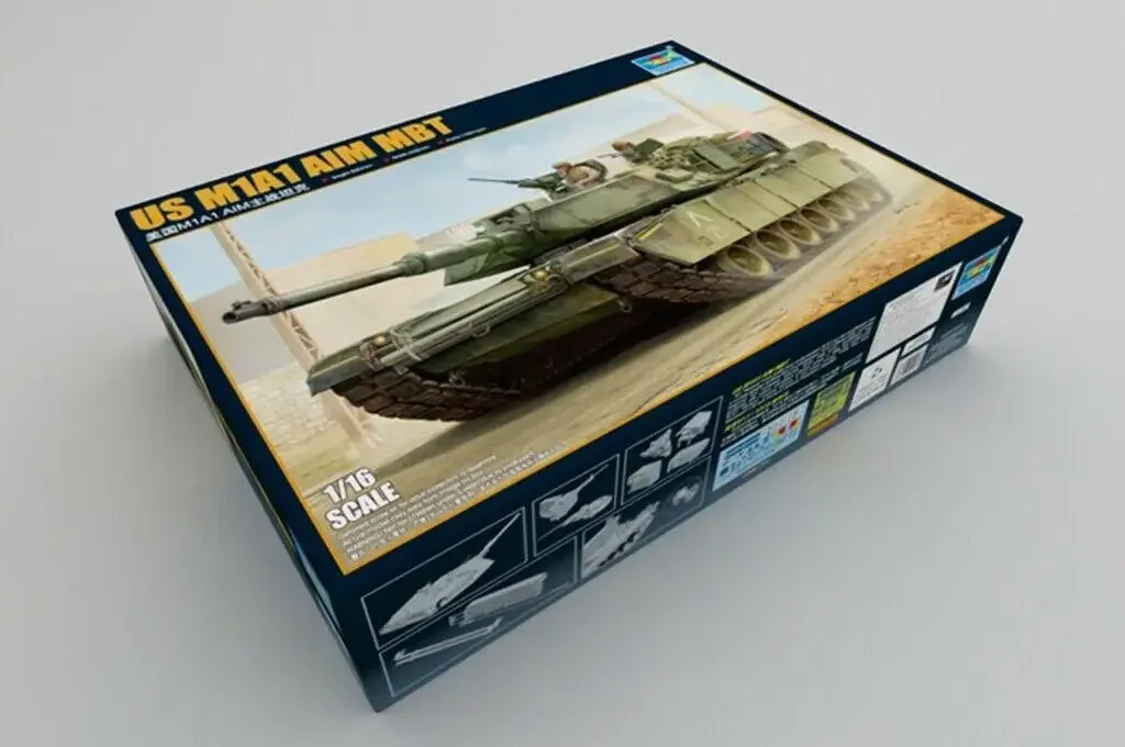 Trumpeter 00926 1/16 US M1A1 AIM MBT model kit