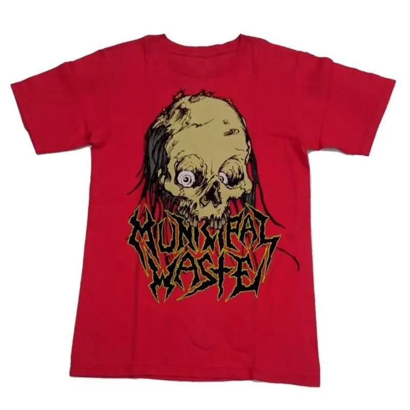 New Municipal Waste skull band For Fans S 5XL  T shirt SS983
