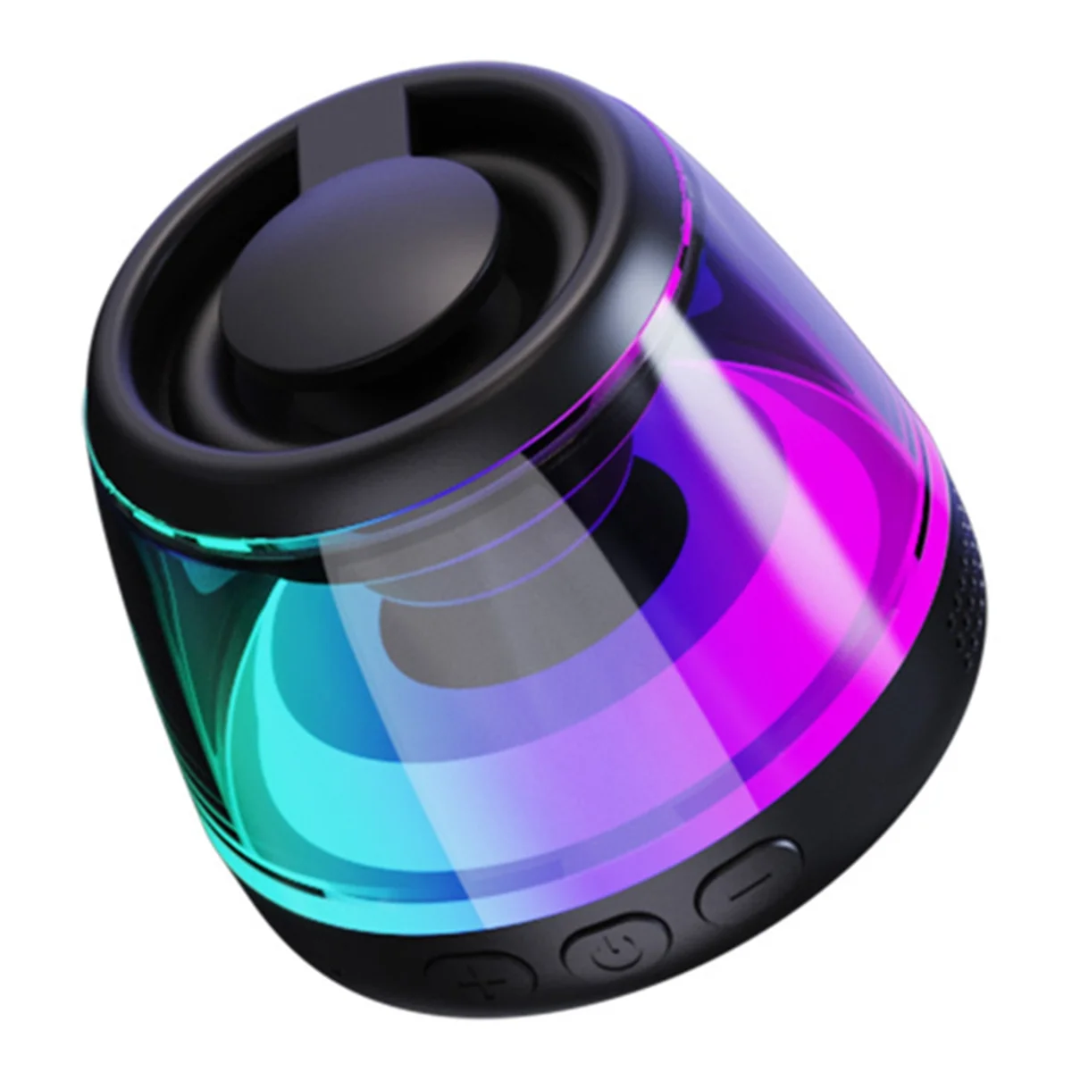 New Magnetic Bluetooth Speaker Wireless Outdoor Plug-in Card Small Speaker Rgb Atmosphere Light Bluetooth Small Speaker