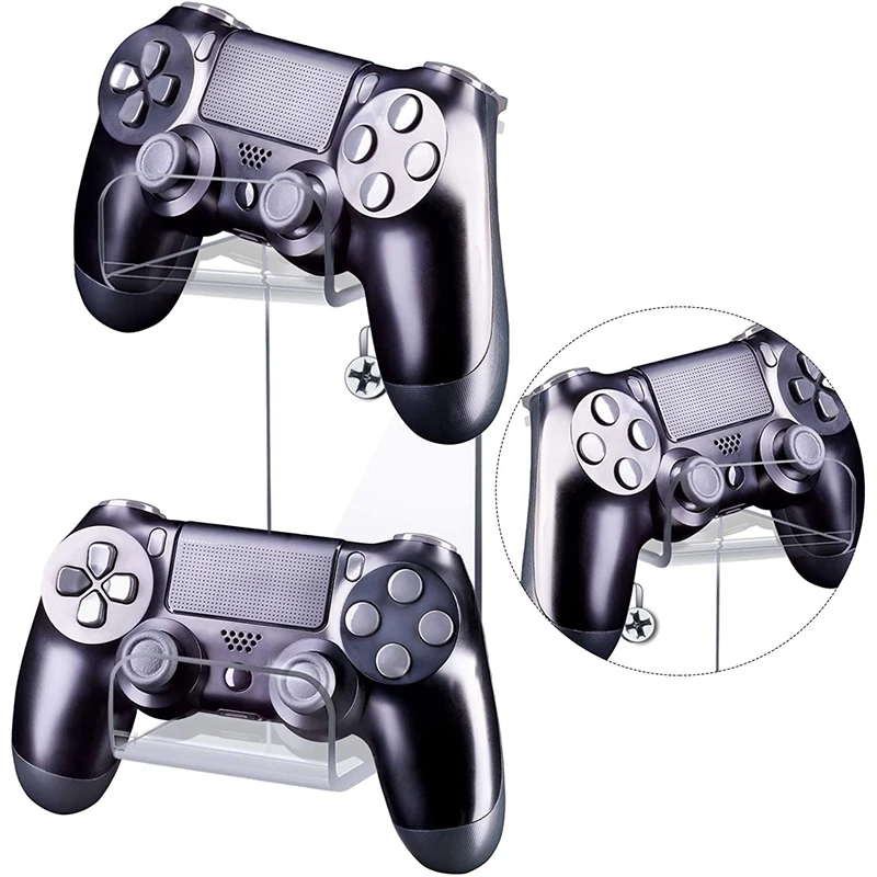 Universal Game Controller Holder Wall Mounted Headset Stand Hanger Space Saving Gamepad Holder Wall Mount For PS4