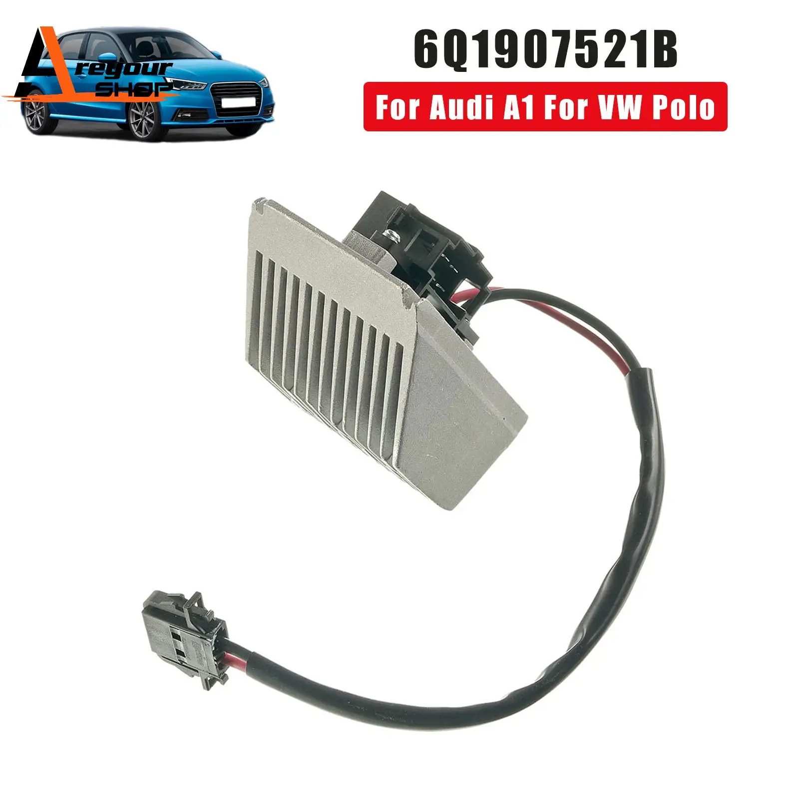 

Резистор регулятора вентилятора отопителя HVAC 6Q1907521B для Audi A1 для VW Polo