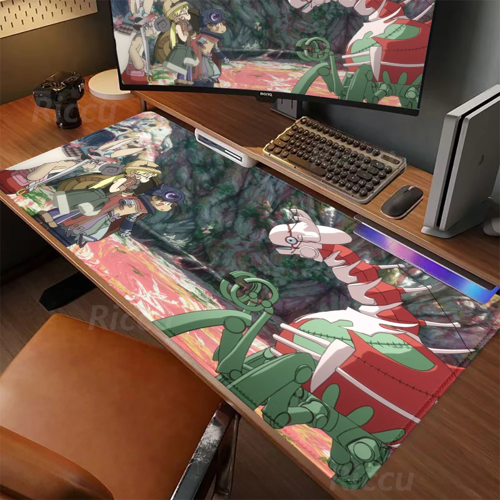 Best Sellers MADE IN ABYSS Anime Rubber Mouse Pad XXL Desktop Gaming Creative Desks Keyboard Personalized HD printing Mouse Pad