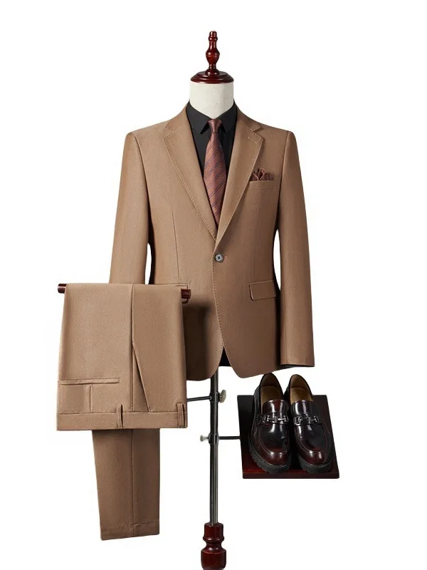 WLS New Wedding Suit for Men Slim and Handsome Groom